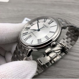 Tissot Roman Numeral Dial Steel Strap Watch For Men