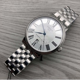 Tissot Roman Numeral Dial Steel Strap Watch For Men