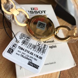 Tissot Original Chain Watch For Women Gold