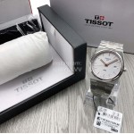 Tissot Prx Series 316 Refined Steel Luminous Watch White