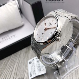 Tissot Prx Series 316 Refined Steel Luminous Watch White