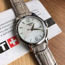 Tissot Leather Strap 33mm Dial Watch For Women