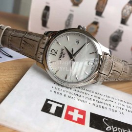 Tissot Leather Strap 33mm Dial Watch For Women