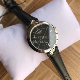 Tissot 26mm Dial Leather Strap Watch For Women