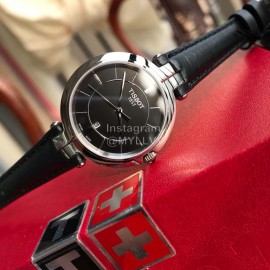 Tissot 26mm Dial Leather Strap Watch For Women