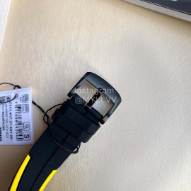 Tissot 316l Fine Steel Case Silicone Strap Watch Yellow