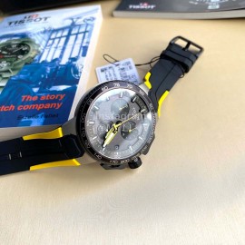 Tissot 316l Fine Steel Case Silicone Strap Watch Yellow