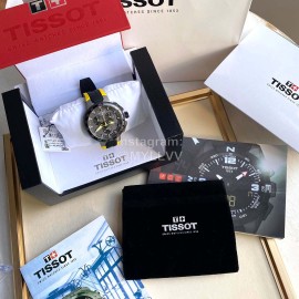 Tissot 316l Fine Steel Case Silicone Strap Watch Yellow