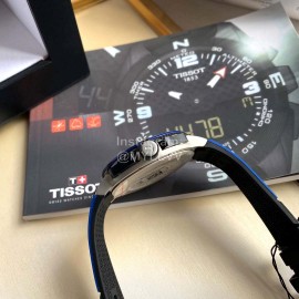 Tissot 316l Fine Steel Case Silicone Strap Watch Blue