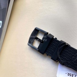 Tissot 316l Fine Steel Case Silicone Strap Watch Blue