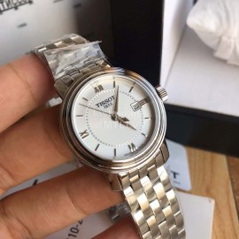 Tissot 40mm Dial Steel Strap Business Watch For Men And Women