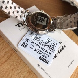 Tissot 40mm Dial Steel Strap Business Watch For Men And Women