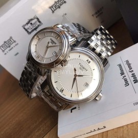 Tissot 40mm Dial Steel Strap Business Watch For Men And Women