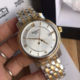 Tissot Fashion 40mm Dial Steel Strap Business Watch For Men And Women