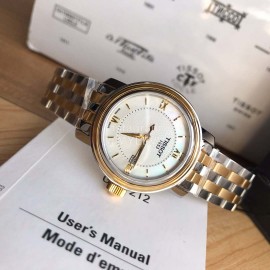 Tissot Fashion 40mm Dial Steel Strap Business Watch For Men And Women