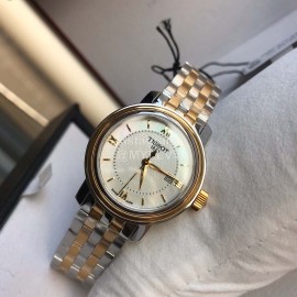 Tissot Fashion 40mm Dial Steel Strap Business Watch For Men And Women