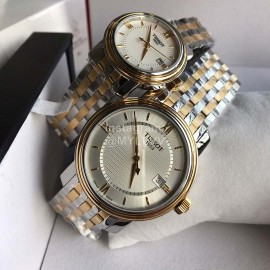 Tissot Fashion 40mm Dial Steel Strap Business Watch For Men And Women