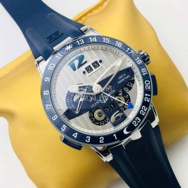 Ulysse Nardin Twa Factory Sapphire Glass 43mm Dial Watch Navy