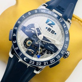 Ulysse Nardin Twa Factory Sapphire Glass 43mm Dial Watch Navy