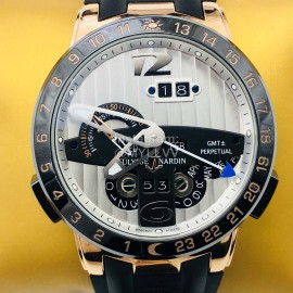 Ulysse Nardin Twa Factory 43mm White Dial Sapphire Glass Watch