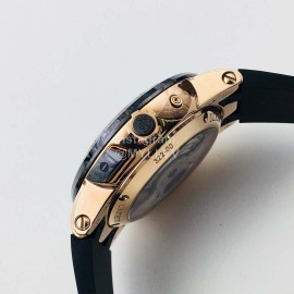 Ulysse Nardin Twa Factory 43mm White Dial Sapphire Glass Watch