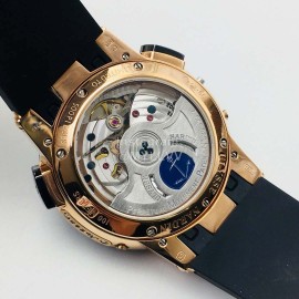 Ulysse Nardin Twa Factory 43mm White Dial Sapphire Glass Watch