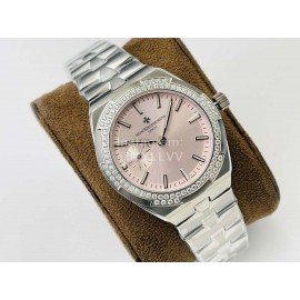 Vacheron Constantin Tws Factory Overseas Diamond Watch Silver