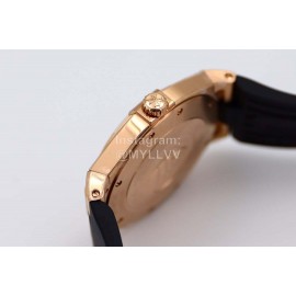 Vacheron Constantin 42mm Dial Leather Strap Luminous Watch