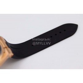 Vacheron Constantin 42mm Dial Leather Strap Luminous Watch