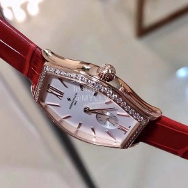 Vacheron Constantin Malte Tonneau Case Diamond Watch Red