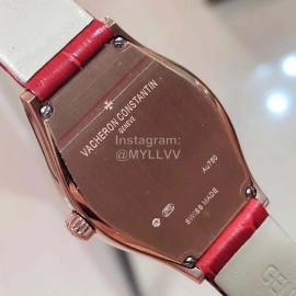 Vacheron Constantin Malte Tonneau Case Diamond Watch Red