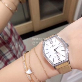 Vacheron Constantin Malte Tonneau Case Diamond Watch Khaki