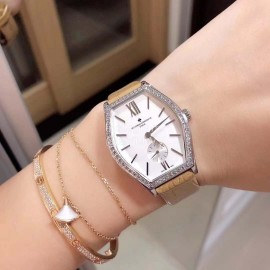 Vacheron Constantin Malte Tonneau Case Diamond Watch Khaki