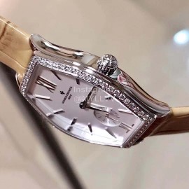 Vacheron Constantin Malte Tonneau Case Diamond Watch Khaki