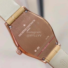 Vacheron Constantin Malte Tonneau Case Diamond Quartz Watch Khaki