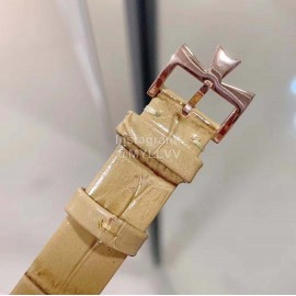 Vacheron Constantin Malte Tonneau Case Diamond Quartz Watch Khaki