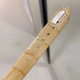 Vacheron Constantin Malte Tonneau Case Diamond Quartz Watch Khaki