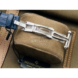 Vacheron Constantin Tw Factory Traditionnelle Navy Leather Strap Watch