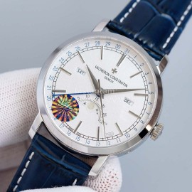 Vacheron Constantin Traditionnelle 316 Refined Steel Multifunctional Watch Navy