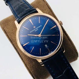 Vacheron Constantin Vc+ Factory 40mm Dial Watch Navy