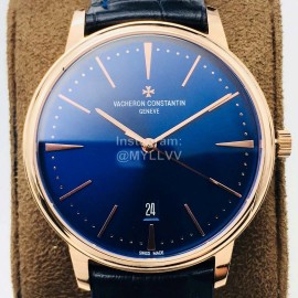 Vacheron Constantin Vc+ Factory 40mm Dial Watch Navy
