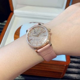 Vacheron Constantin 316 Fine Steel Case Diamond Dial Watch Pink