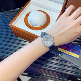 Vacheron Constantin 316 Fine Steel Case Diamond Dial Watch Blue