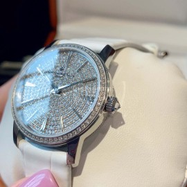 Vacheron Constantin 316 Fine Steel Case Diamond Dial Watch White