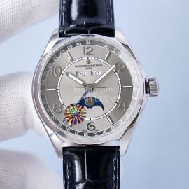 Vacheron Constantin 40mm Dial 316 Fine Steel Round Case Watch Black