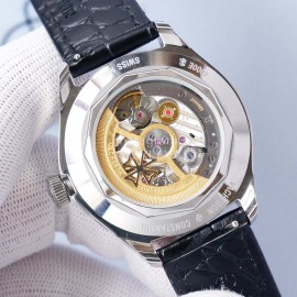 Vacheron Constantin 40mm Dial 316 Fine Steel Round Case Watch Black