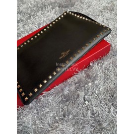 Valentino Fashion Leather Handbag Black 1092