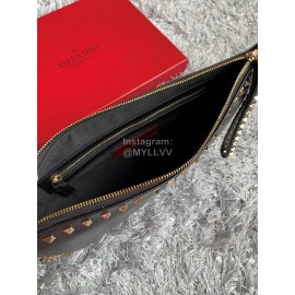 Valentino Fashion Leather Handbag Black 1092