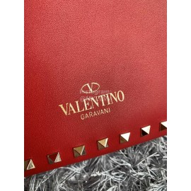 Valentino Fashion Leather Handbag Red 1092