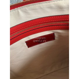 Valentino Fashion Leather Handbag Red 1092